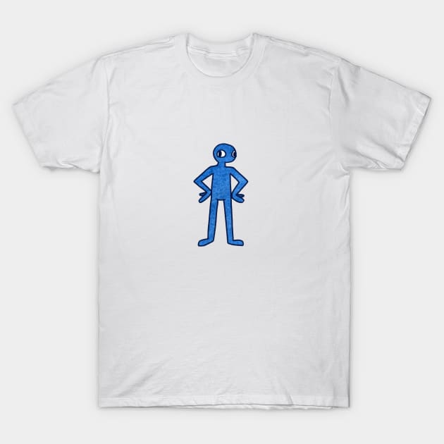 Blue Friend 1 T-Shirt by BreadBen